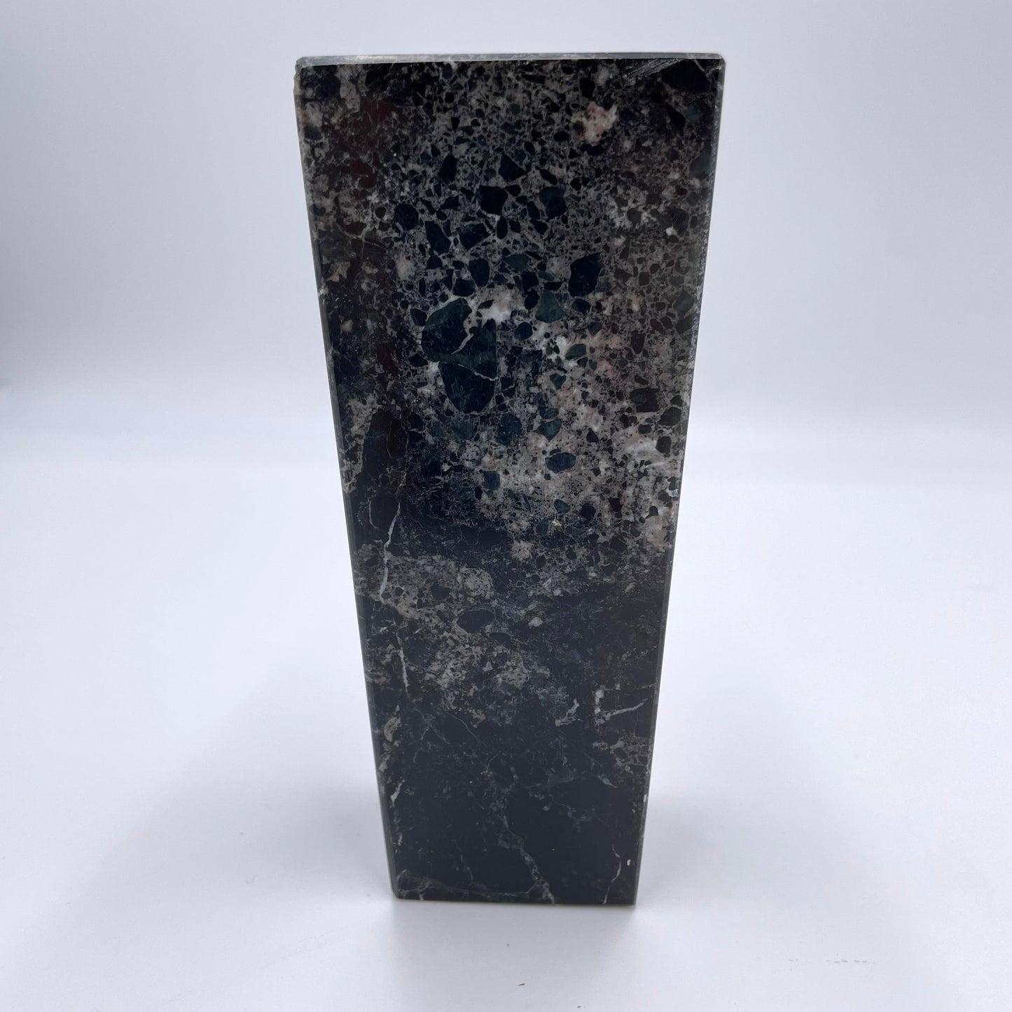 8" Square Vase in Marble and Onyx