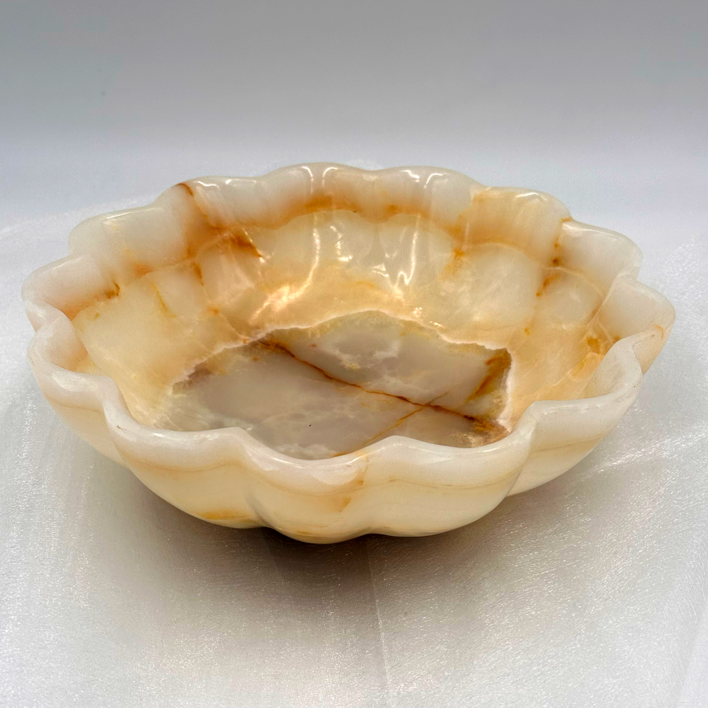 Hand-carved Bowl in Marble and Onyx