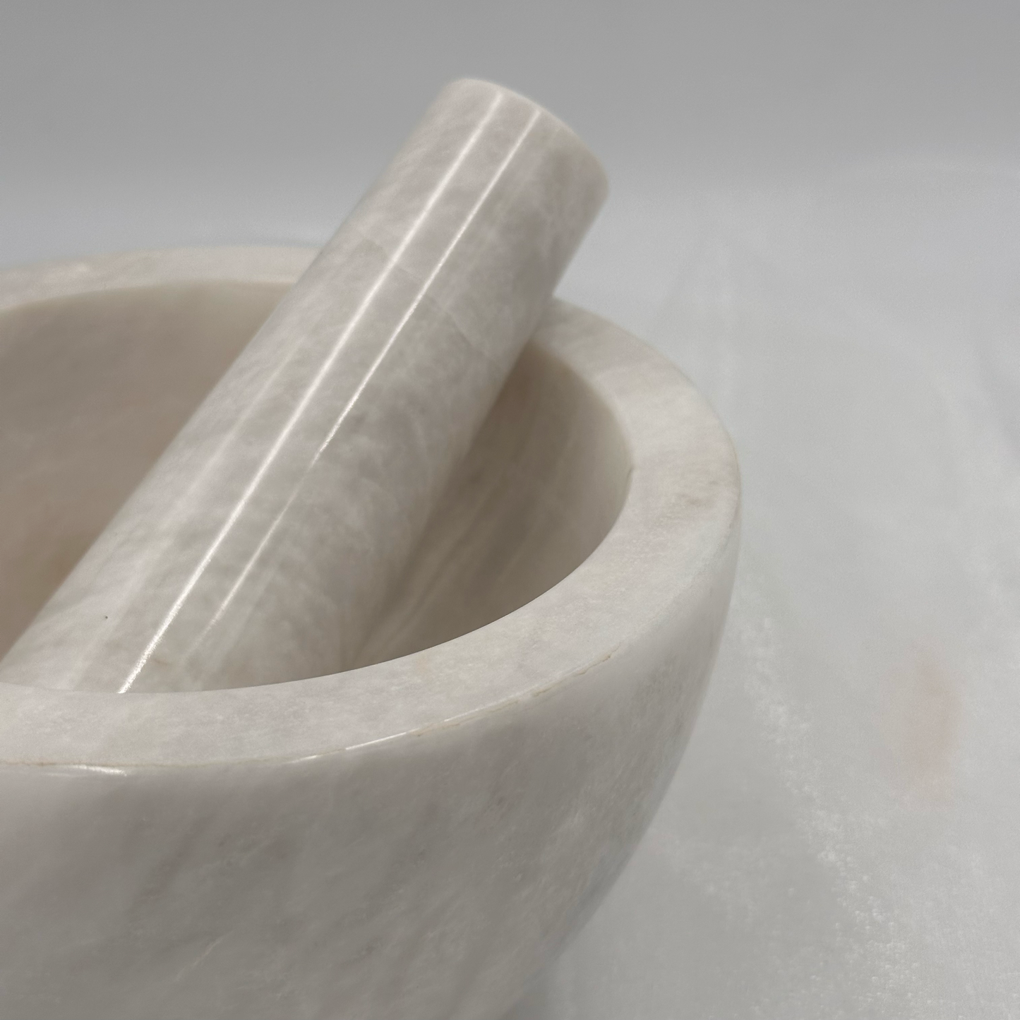 Mortar and Pestle - 7", Marble and Onyx
