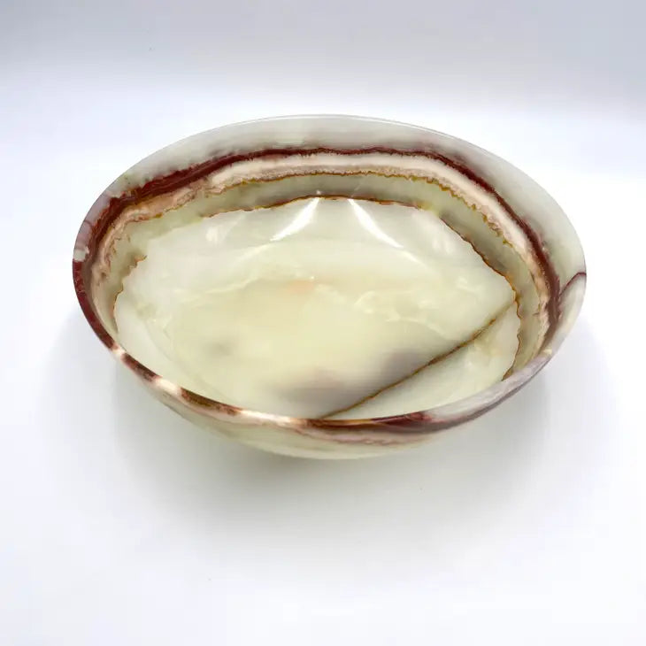 Decorative Bowl in Marble and Onyx - 10"
