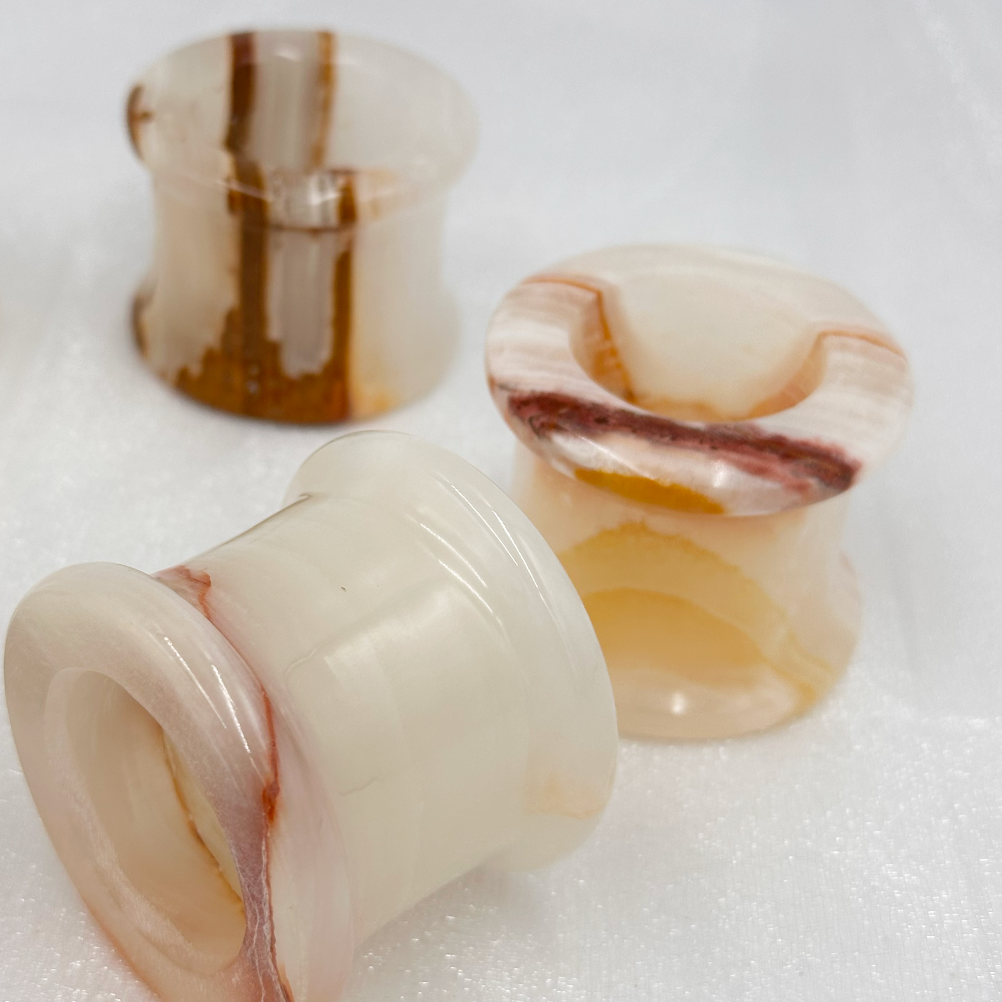 Napkin Rings in Onyx & Marble