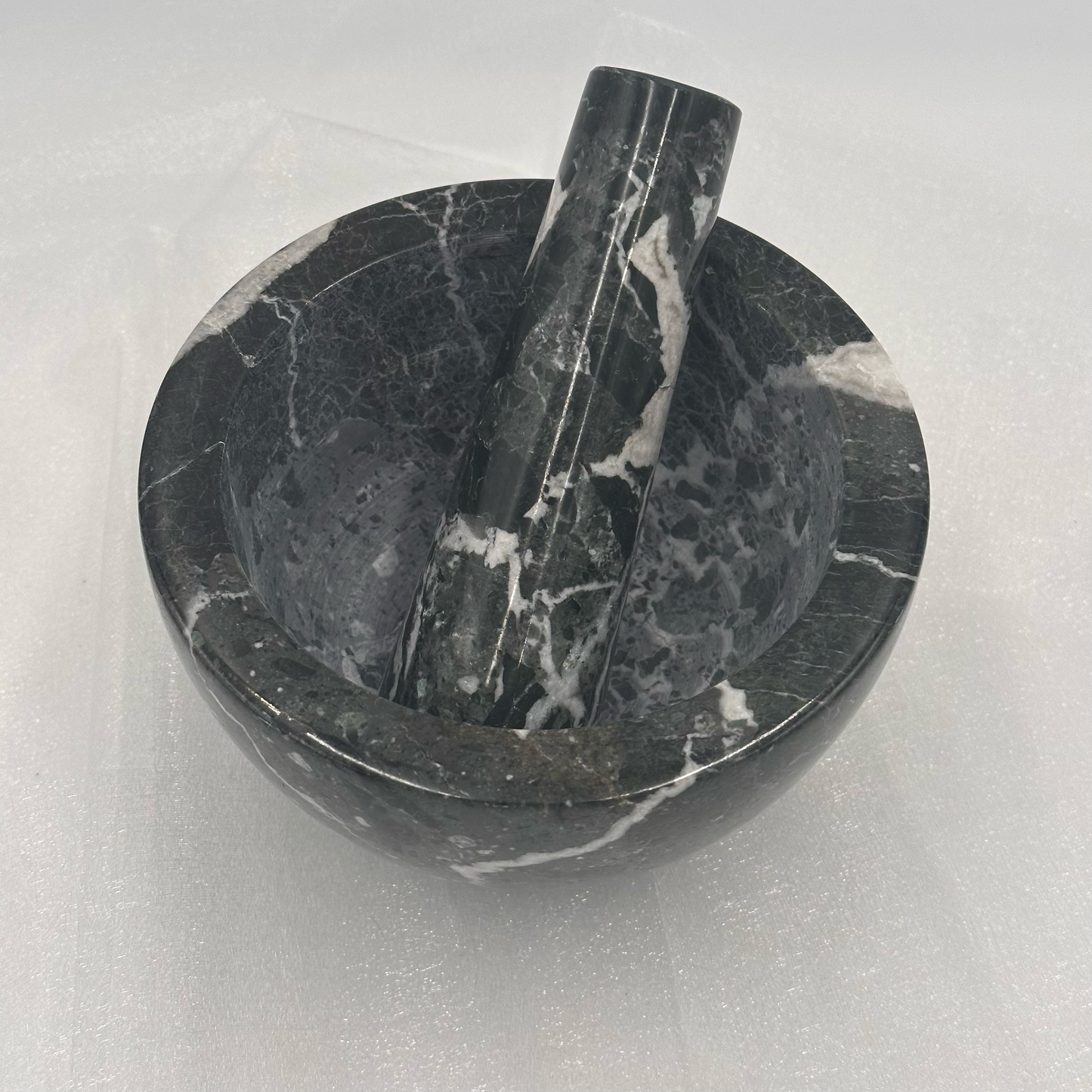 Mortar and Pestle - 7", Marble and Onyx