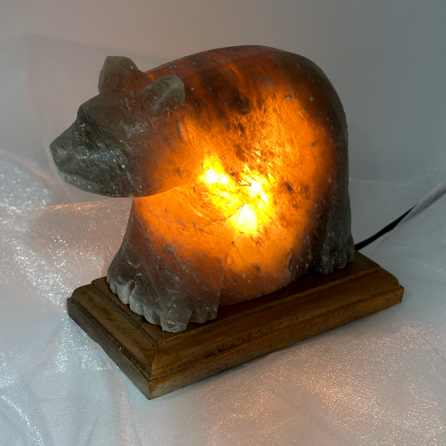 Himalayan Salt Bear Lamp