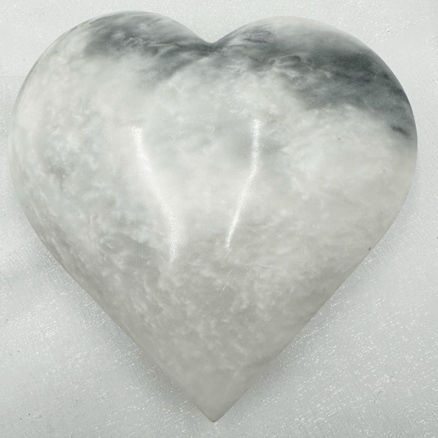 6" Stone Heart in Marble & Onyx