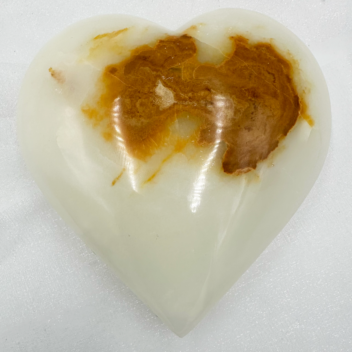 6" Stone Heart in Marble & Onyx