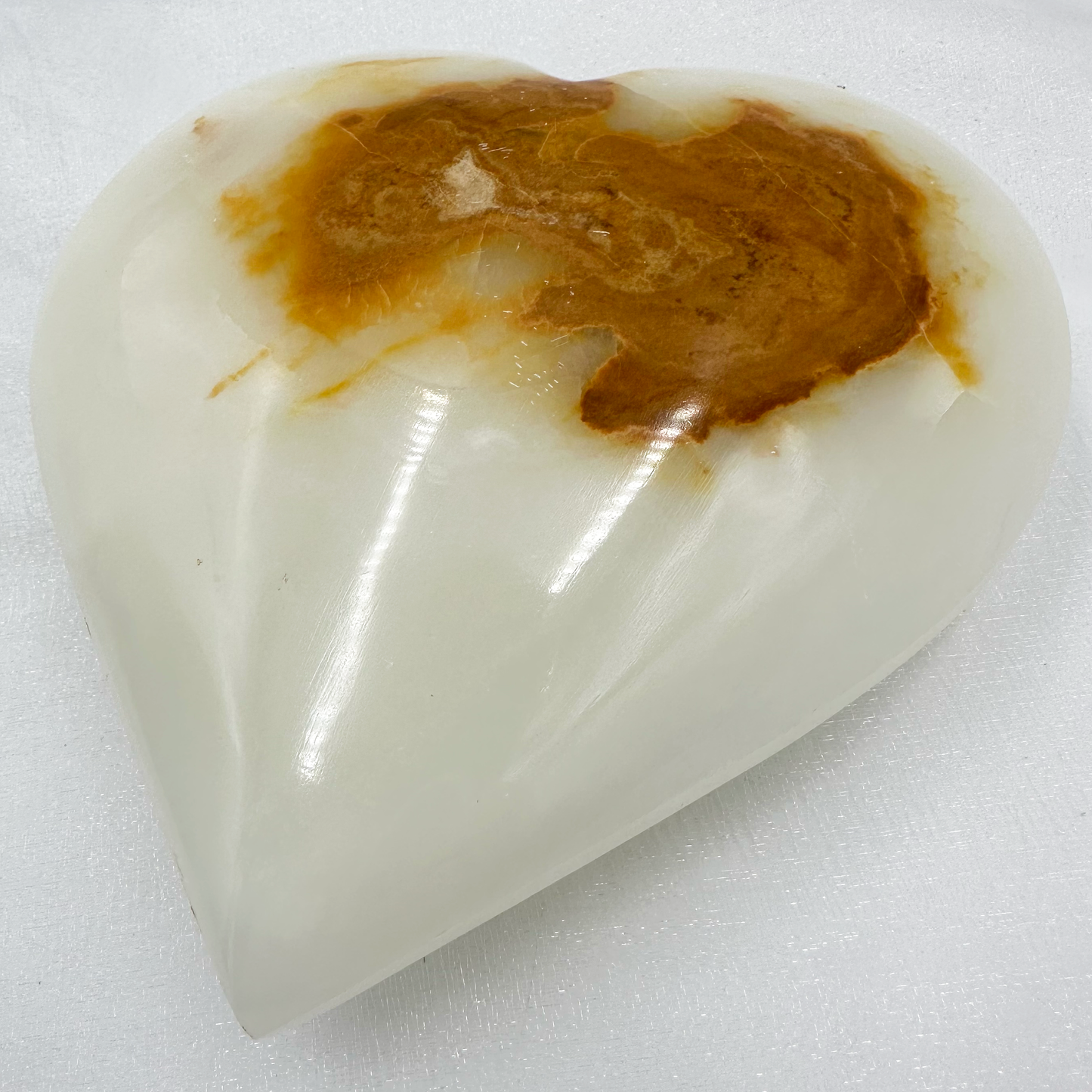 6" Stone Heart in Marble & Onyx