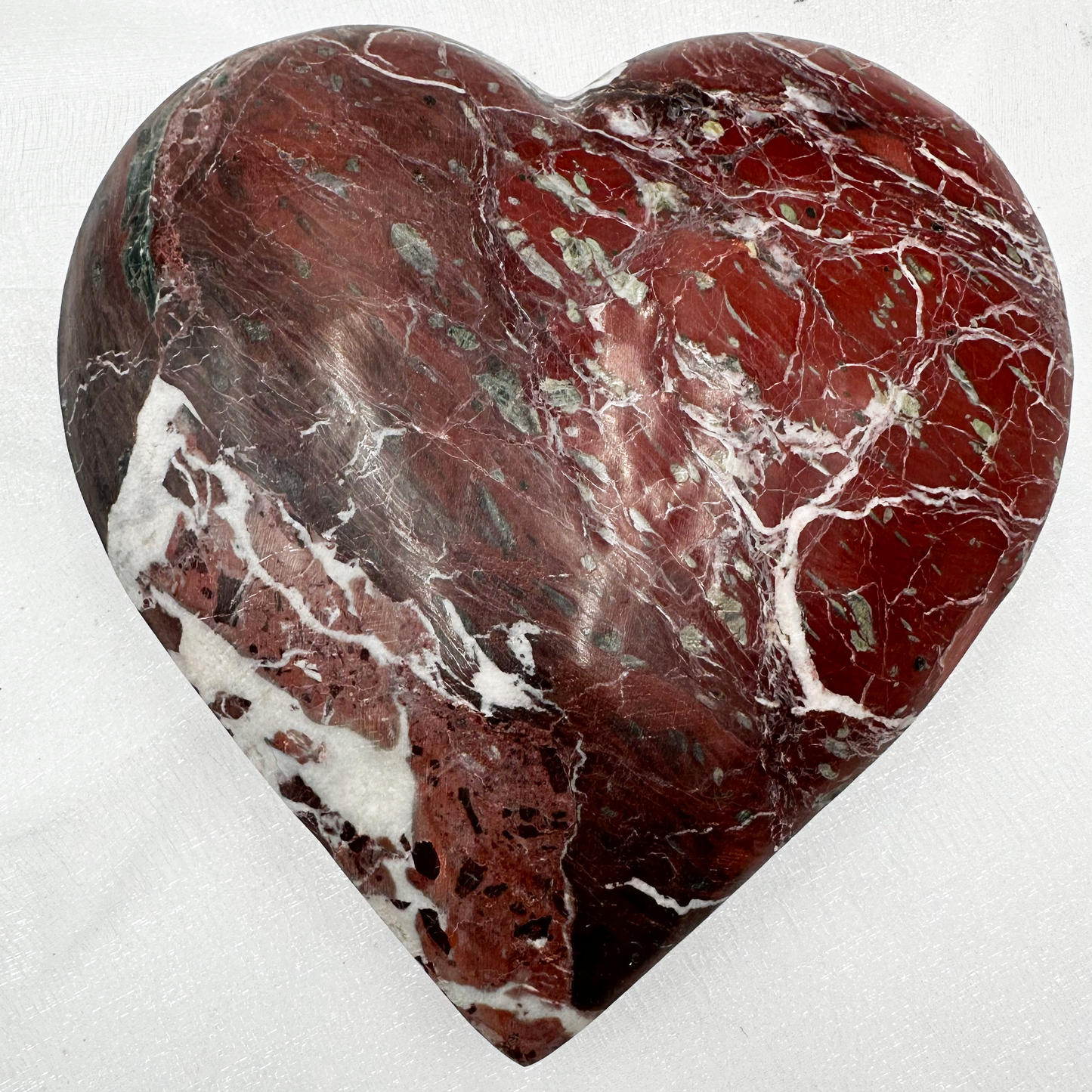 6" Stone Heart in Marble & Onyx