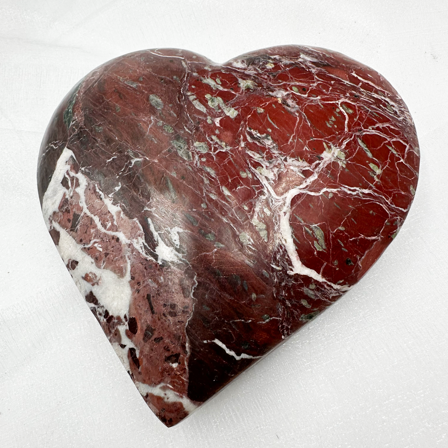 6" Stone Heart in Marble & Onyx