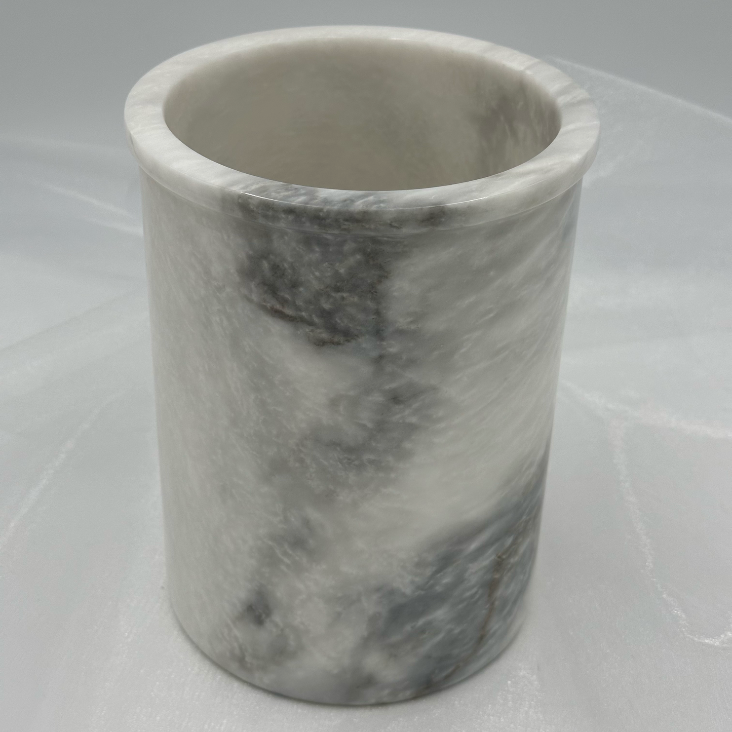 Kitchen Utensil Holder in Marble or Onyx