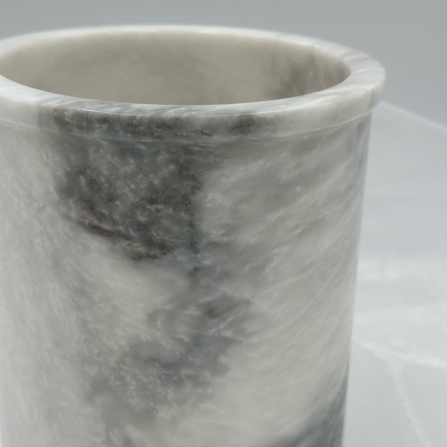 Kitchen Utensil Holder in Marble or Onyx