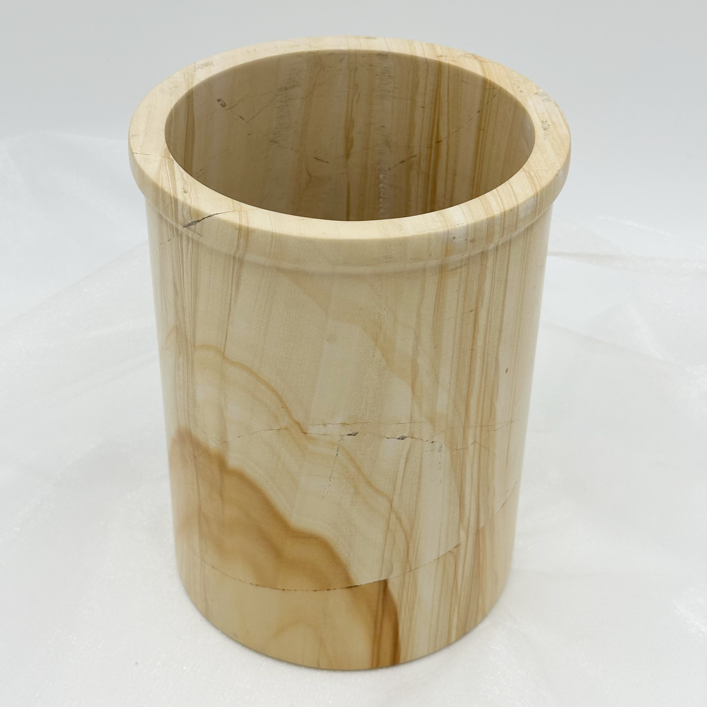 Kitchen Utensil Holder in Marble or Onyx