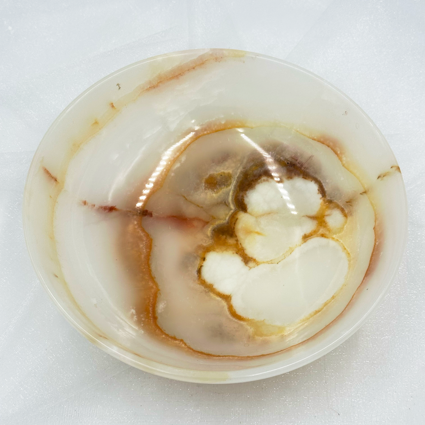 Decorative Onyx Bowl - 8"