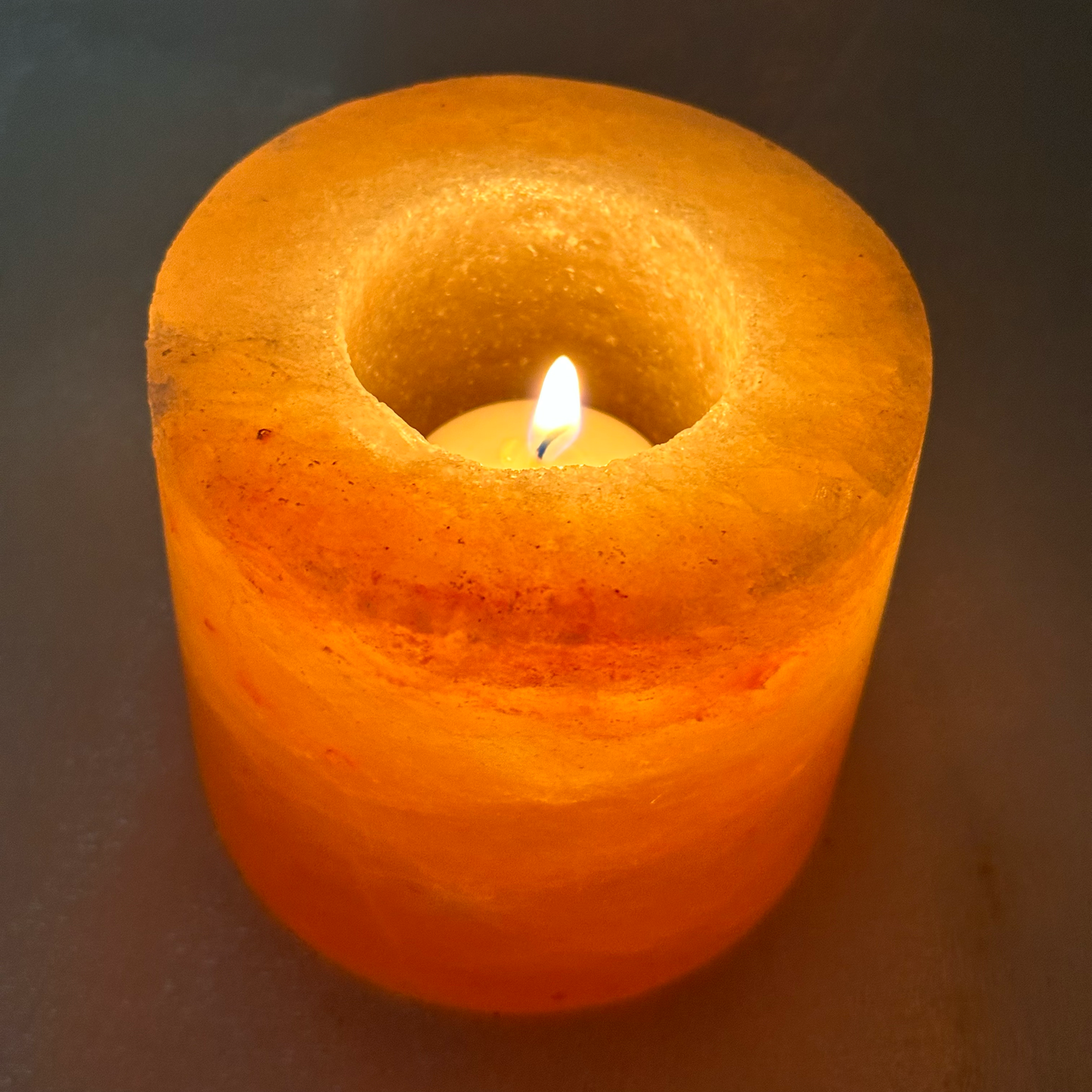 Himalayan Salt Cylinder Tea Light